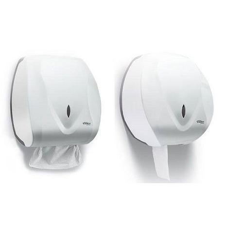 Kit Dispenser Toalheiro e Porta Papel Higienico Velox Branco Premisse Menor preço em Kit Dispenser Toalheiro e Porta Papel Higienico Velox Branco Premisse