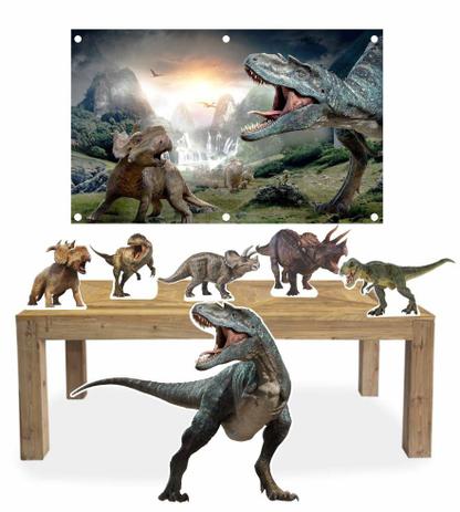 Kit Display Mdf Dinossauro Com 06 Pçs + Painel - X4adesivos Menor preço em Kit Display Mdf Dinossauro Com 06 Pçs + Painel - X4adesivos