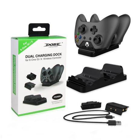 Kit Dock Station + 2 Baterias Dobe Compatível c/ Controle Xbox One/S/X Usb Menor preço em Kit Dock Station + 2 Baterias Dobe Compatível c/ Controle Xbox One/S/X Usb