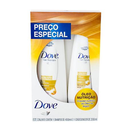 Kit Dove Shampoo + Condicionador Óleo Nutrição Menor preço em Kit Dove Shampoo + Condicionador Óleo Nutrição