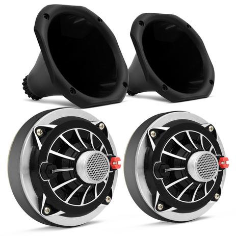 Kit Driver JBL Selenium D250 Trio 400W RMS 8 Ohms Diafragma Fenólico Par + Corneta Curta Preta Par Menor preço em Kit Driver JBL Selenium D250 Trio 400W RMS 8 Ohms Diafragma Fenólico Par + Corneta Curta Preta Par