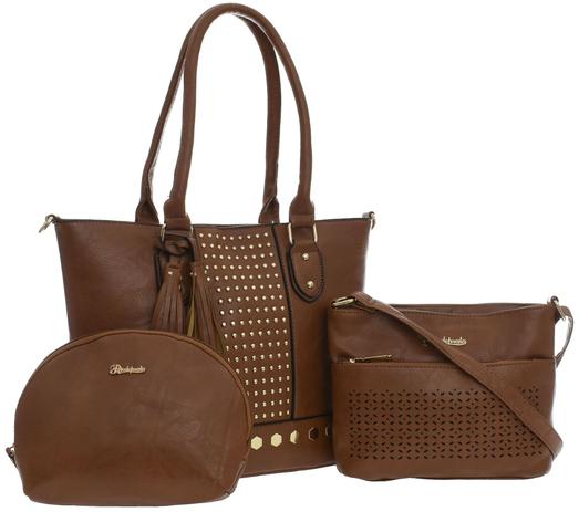 Kit Duas Bolsas Com Porta Moedas Brownsville - Rallory Menor preço em Kit Duas Bolsas Com Porta Moedas Brownsville - Rallory