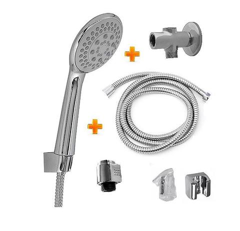 Kit ducha de mão luxo com desviador redondo - Idral Menor preço em Kit ducha de mão luxo com desviador redondo - Idral