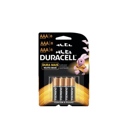 Kit Duracell Duralock Pilha Alcalina AAA c/ 24 unidades é boa?