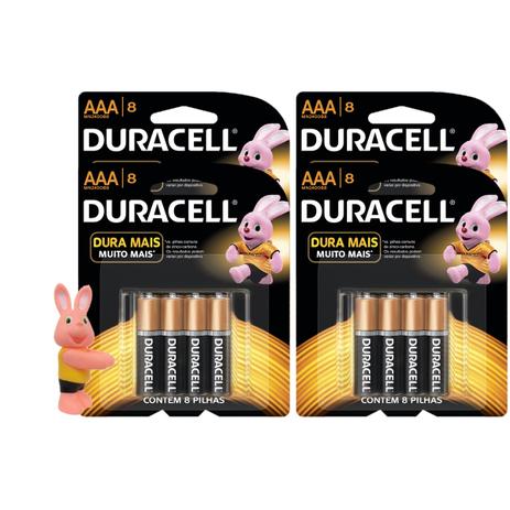 Kit Duracell Duralock Pilhas Alcalinas AAA com 32 unidades + Agarradinho Bunny Duracell é boa?