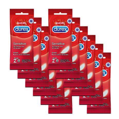 Kit Durex Preservativo Sensitive C/6 - 12 unid. é boa?
