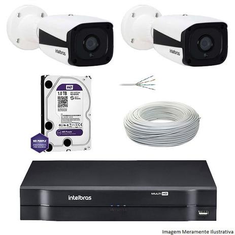 Kit Dvr Intelbras 4 Canais MHDX 2 Câmeras IPs Bullet VIP 1120 HD 1 TB WD Purple + Cabo é boa?