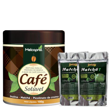 Kit Emagrecedor Café Solúvel em Pó com Matchá 100g + 2 Matchá Chá Verde Puro Natural 60g Melcoprol é boa?