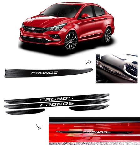 Kit Emblema Painel Fiat Cronos + Soleira Da Porta Resinado - Sportinox Menor preço em Kit Emblema Painel Fiat Cronos + Soleira Da Porta Resinado - Sportinox