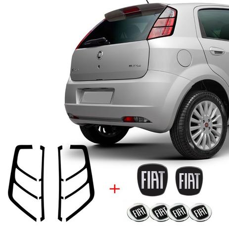 Kit Emblema Punto Black Completo + Adesivo Lanterna Traseira - Sportinox Menor preço em Kit Emblema Punto Black Completo + Adesivo Lanterna Traseira - Sportinox