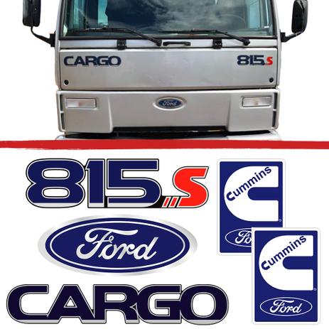 Kit Emblemas Caminhao Ford Cargo 815S Vermelho Adesivo Resinado 05 Pecas - Sport inox Menor preço em Kit Emblemas Caminhao Ford Cargo 815S Vermelho Adesivo Resinado 05 Pecas - Sport inox
