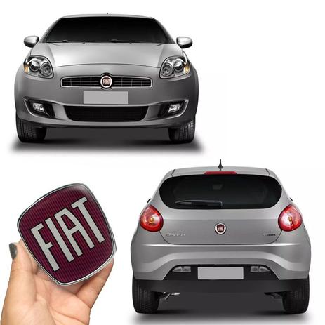 Kit Emblemas Fiat Bravo Dianteiro Traseiro Adesivo Resinado - Sportinox Menor preço em Kit Emblemas Fiat Bravo Dianteiro Traseiro Adesivo Resinado - Sportinox