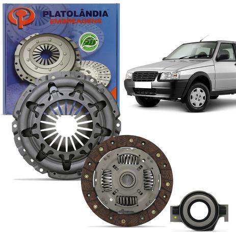 Kit Embreagem Remanufaturada Fiat Uno Mille 1.0 8V SPI Fire Flex 2002 a 2013 3 Peças - Platolandia Menor preço em Kit Embreagem Remanufaturada Fiat Uno Mille 1.0 8V SPI Fire Flex 2002 a 2013 3 Peças - Platolandia