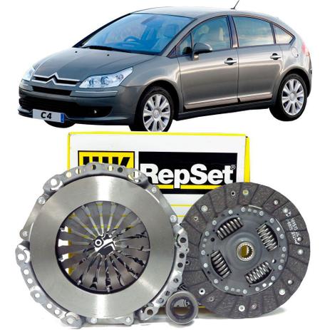 Kit embreagem repset 200mm 18 estrias - citroen c4 2009 á 2018 - 6203086000 - kit00748 - Luk brasil Menor preço em Kit embreagem repset 200mm 18 estrias - citroen c4 2009 á 2018 - 6203086000 - kit00748 - Luk brasil
