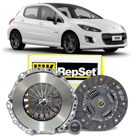 Kit embreagem repset 200mm 18 estrias - peugeot 308 2012 á 2018 - 6203086000 - kit00752 - Luk brasil Menor preço em Kit embreagem repset 200mm 18 estrias - peugeot 308 2012 á 2018 - 6203086000 - kit00752 - Luk brasil