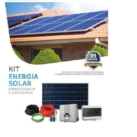 Kit Energia Solar Fotovoltaica 1,28kW de 320W On Grid Estrutura Fibrocimento -Elgin Menor preço em Kit Energia Solar Fotovoltaica 1,28kW de 320W On Grid Estrutura Fibrocimento -Elgin