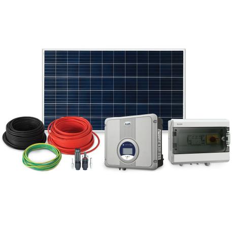 Kit Energia Solar Fotovoltaica Micro Inversor 600W Placa de 320W On Grid Estrutura Metálica-Elgin Menor preço em Kit Energia Solar Fotovoltaica Micro Inversor 600W Placa de 320W On Grid Estrutura Metálica-Elgin