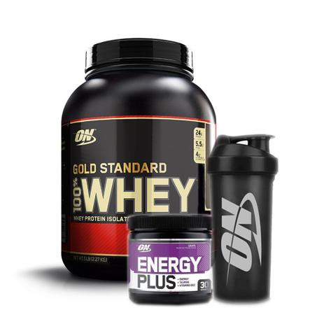 Kit Energy Plus + Gold Standard 2.270g Double Rich + Bottle - K-fit Menor preço em Kit Energy Plus + Gold Standard 2.270g Double Rich + Bottle - K-fit