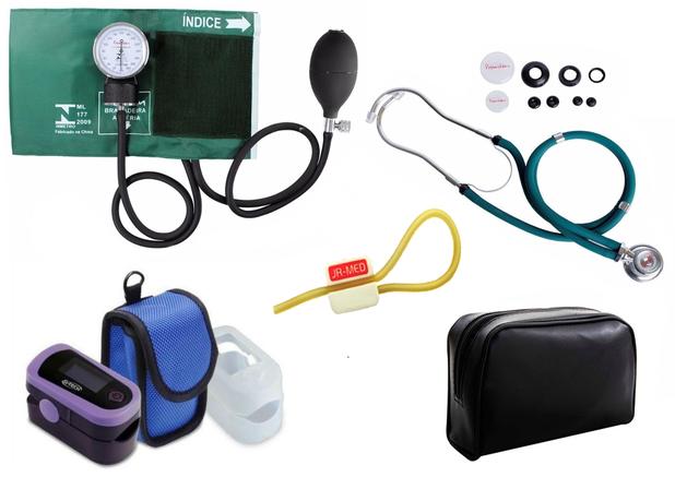Kit Enfermagem: Aparelho de Pressão com Estetoscópio Rappaport Verde Premium + Oxímetro de pulso - G-Tech - Oled Graph Menor preço em Kit Enfermagem: Aparelho de Pressão com Estetoscópio Rappaport Verde Premium + Oxímetro de pulso - G-Tech - Oled Graph