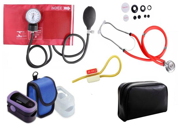 Kit Enfermagem: Aparelho de Pressão com Estetoscópio Rappaport Vermelho Premium + Oxímetro de pulso - G-Tech - Oled Graph Menor preço em Kit Enfermagem: Aparelho de Pressão com Estetoscópio Rappaport Vermelho Premium + Oxímetro de pulso - G-Tech - Oled Graph