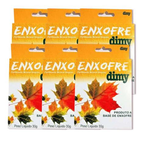 Kit Enxofre Dimy Fertilizante Fungicida E Acaricida 180g Menor preço em Kit Enxofre Dimy Fertilizante Fungicida E Acaricida 180g