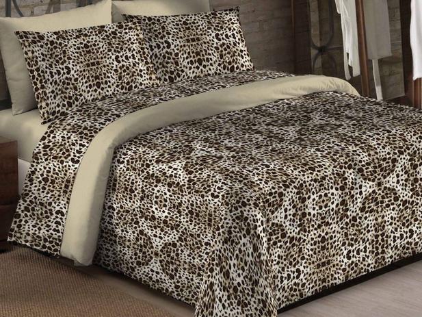 Kit Enxoval Queen Size Camesa - Bed In a Bag Zaire 7 Peças 150 Fios