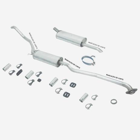 Kit Escapamento Silencioso Monza Tubarão 1992 a 1996 - Diskscap Menor preço em Kit Escapamento Silencioso Monza Tubarão 1992 a 1996 - Diskscap