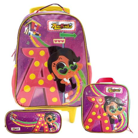 Kit Escolar Anittinha - Mala G + Lancheira + Estojo - Xeryus Menor preço em Kit Escolar Anittinha - Mala G + Lancheira + Estojo - Xeryus