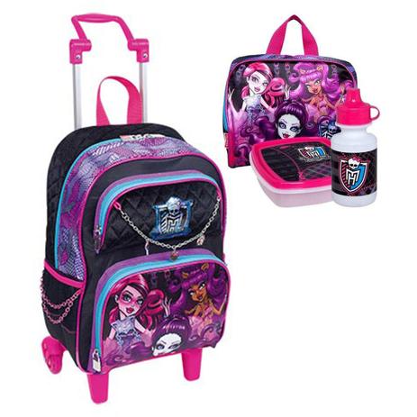 Kit Escolar Mochila Monster High Filme 16y01 Sestini Menor preço em Kit Escolar Mochila Monster High Filme 16y01 Sestini