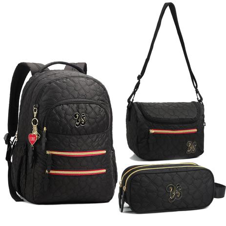 Kit Escolar Passeio Juvenil Feminino Mochila Ys Seanite Menor preço em Kit Escolar Passeio Juvenil Feminino Mochila Ys Seanite
