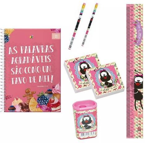 Kit Escolar Turma Do Smilinguido - Flau - C/ 7 Itens - Luz e vida Menor preço em Kit Escolar Turma Do Smilinguido - Flau - C/ 7 Itens - Luz e vida