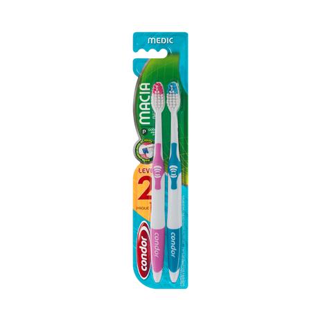Kit escova dental condor medic macia leve 2 pague 1 - 8046-0 Menor preço em Kit escova dental condor medic macia leve 2 pague 1 - 8046-0