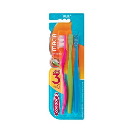 Kit escova dental condor plus macia leve 3 pague 2 - 8108-0 Menor preço em Kit escova dental condor plus macia leve 3 pague 2 - 8108-0