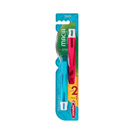Kit escova dental condor trip macia leve 2 pague 1 - 8035-0 Menor preço em Kit escova dental condor trip macia leve 2 pague 1 - 8035-0