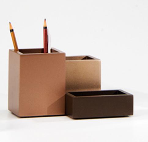 Kit escritório Abel - Bronze - Limoeiro Menor preço em Kit escritório Abel - Bronze - Limoeiro