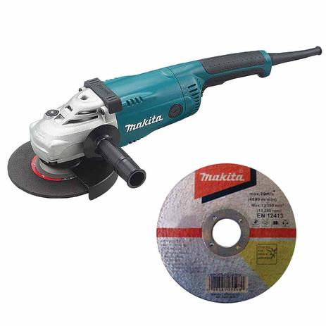 Kit Esmerilhadeira Angular 180mm GA7020 + Disco de Corte para Inox 7” D-20024 - - Makita Menor preço em Kit Esmerilhadeira Angular 180mm GA7020 + Disco de Corte para Inox 7” D-20024 - - Makita