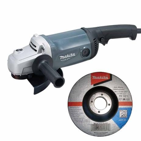 Kit Esmerilhadeira Angular M0920G + Disco de Corte Desbaste Abrasivo D-19853-5 - - Makita Menor preço em Kit Esmerilhadeira Angular M0920G + Disco de Corte Desbaste Abrasivo D-19853-5 - - Makita