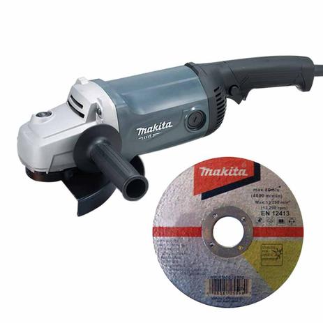 Kit Esmerilhadeira Angular M0920G + Disco de Corte para Inox 7” D-20024 - Makita Menor preço em Kit Esmerilhadeira Angular M0920G + Disco de Corte para Inox 7” D-20024 - Makita