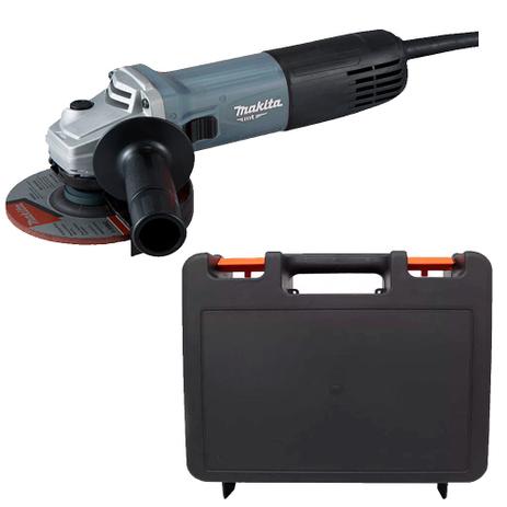 Kit Esmerilhadeira Angular M9511G - Makita + Maleta p/ Ferramentas Menor preço em Kit Esmerilhadeira Angular M9511G - Makita + Maleta p/ Ferramentas