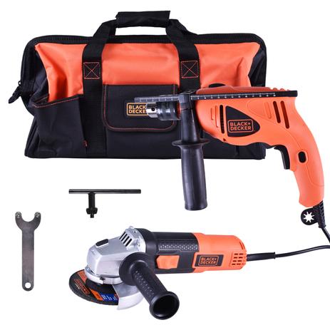 Kit Esmerilhadeira + Furadeira impacto HD5072B-B2 BlackDecker 220v c/ bolsa é boa?