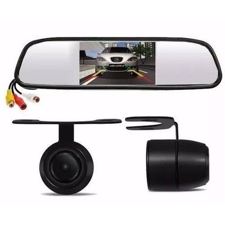 Kit Espelho Retrovisor Monitor Com Câmera De Ré Tela Lcd 4,3 - X3automotive Menor preço em Kit Espelho Retrovisor Monitor Com Câmera De Ré Tela Lcd 4,3 - X3automotive