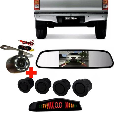 Kit Espelho Retrovisor Sensor Ré Emborrachado Camera Noturna - Import é boa?