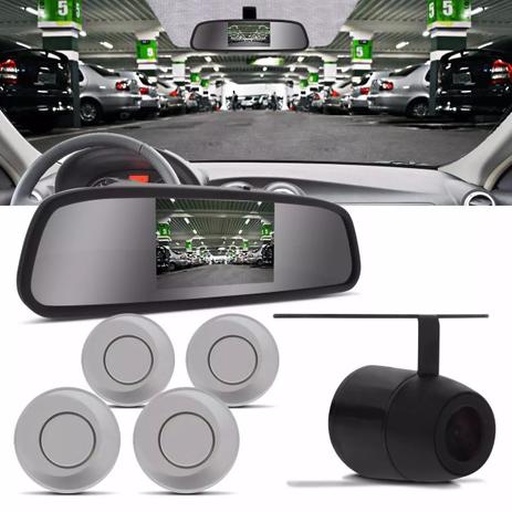Kit Espelho Retrovisor Tela Lcd 4 3 Câmera Ré - Cinoy Menor preço em Kit Espelho Retrovisor Tela Lcd 4 3 Câmera Ré - Cinoy
