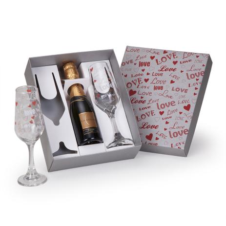 Kit Espumante Chandon Réserve brut 187ml + 2 taças - Shop quality é boa?