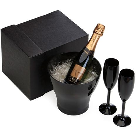 Kit Espumante Chandon Réserve brut 375ml + champanheira e 2 taças - Shop quality Menor preço em Kit Espumante Chandon Réserve brut 375ml + champanheira e 2 taças - Shop quality
