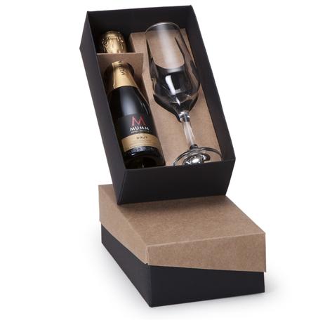 Kit Espumante Mumm Cuveé Speciale brut 187ml + 1 taça - Shop quality Menor preço em Kit Espumante Mumm Cuveé Speciale brut 187ml + 1 taça - Shop quality
