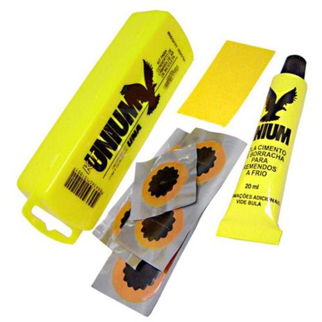 Kit Estojo de Remendo P/ Câmara Unium Menor preço em Kit Estojo de Remendo P/ Câmara Unium