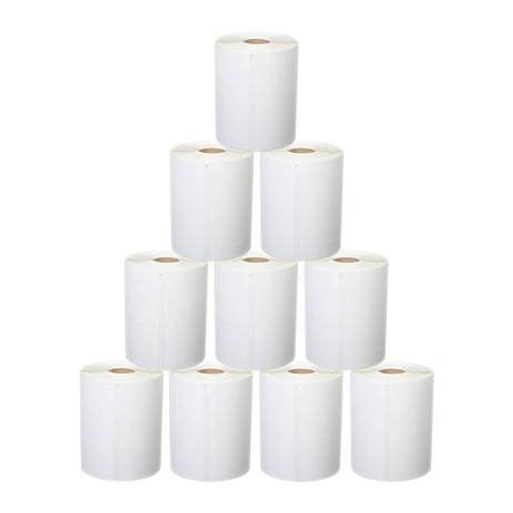 Kit Etiqueta Adesiva Couchê impressora térmica 10x15cm 10un - Marpax Menor preço em Kit Etiqueta Adesiva Couchê impressora térmica 10x15cm 10un - Marpax