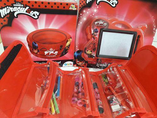 Kit exclusivo miraculus com piscina inflável- estojo completo  e uma linda lousa magica - Art brink é boa?
