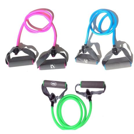 Kit Extensor Elástico 3 Resistências Tubing Live Up - Liveup Menor preço em Kit Extensor Elástico 3 Resistências Tubing Live Up - Liveup